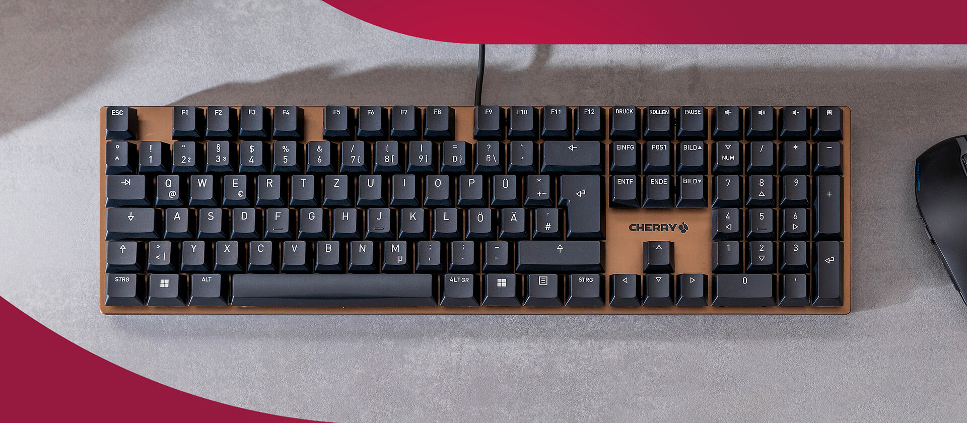 CHERRY KC 200 MX Wired Mechanical Office Keyboard Cherry