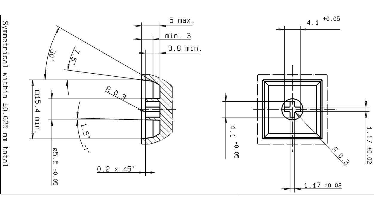 GitHub Prime9999/CherryMX Keycap Template: Cherry MX用キートップ作成用テンプレート
