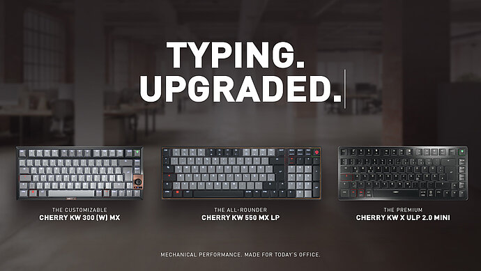 CHERRY introduces high-end mechanical keyboards for modern office use ...