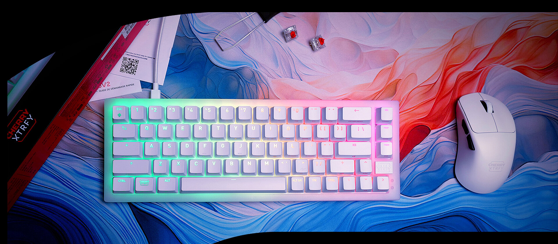 【新品／9000円オフ】CHERRY XTRFY K5V2ゲーミングキーボード CHERRY XTRFY K5V2 Compact｜ホットスワップ対応キーボード - Cherry