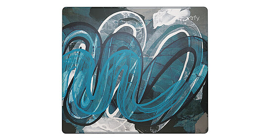 CHERRY XTRFY GP4 Street Blue | Gaming mouse pad with blue design
