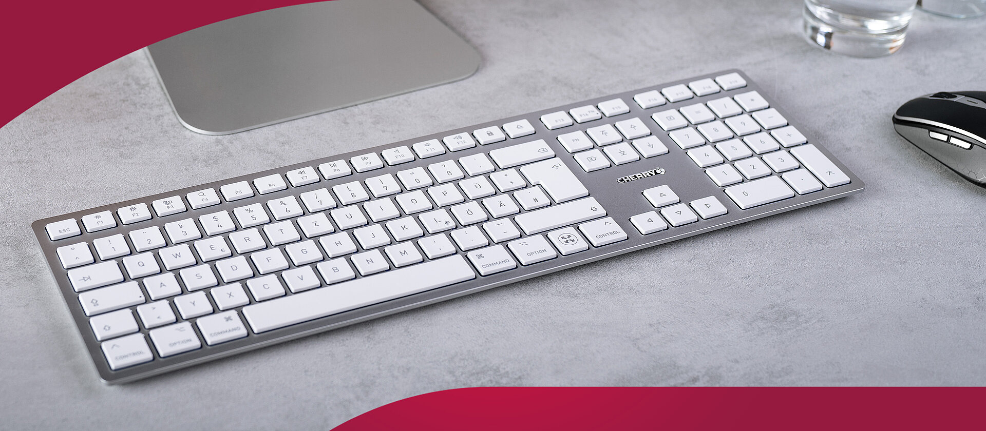 CHERRY KW 9100 SLIM FOR MAC | Wireless keyboard with Mac layout