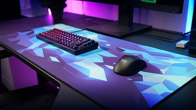 CHERRY XTRFY GP5 Litus Blue｜高速ゲーミングマウスパッド（ブルー