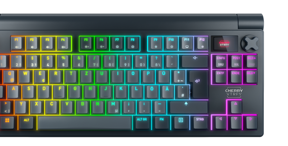 MX 8.3 TKL Wireless | 配備LCD 顯示器的電競鍵盤- Cherry