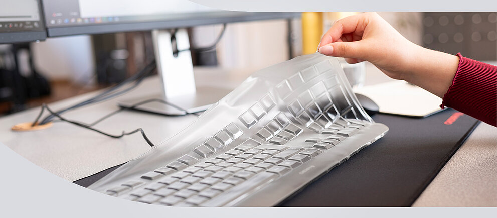 CHERRY WetEx Tastatur-Schutzfolie - Wasserdicht Für STREAM Tastaturen
