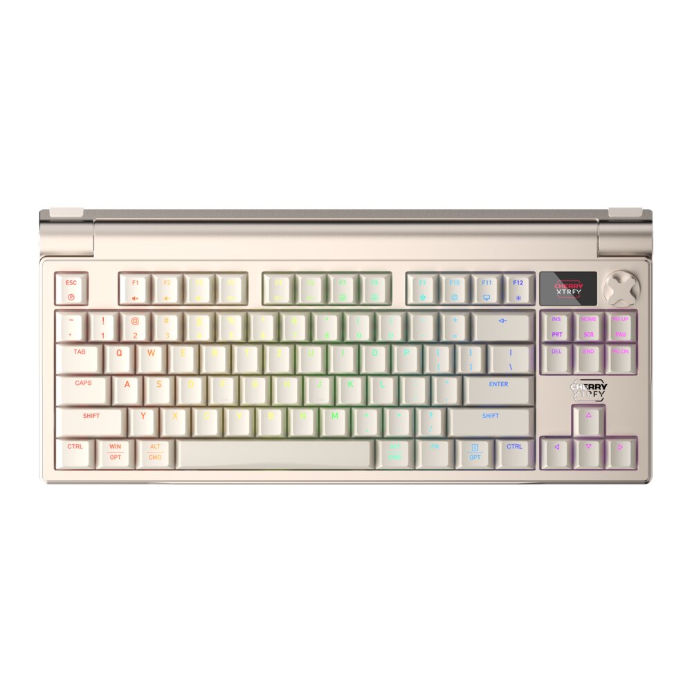 T3点 CHERRY XTRFY MX 8.3 TKL Wireless｜LCDディスプレイ搭載ゲーミング