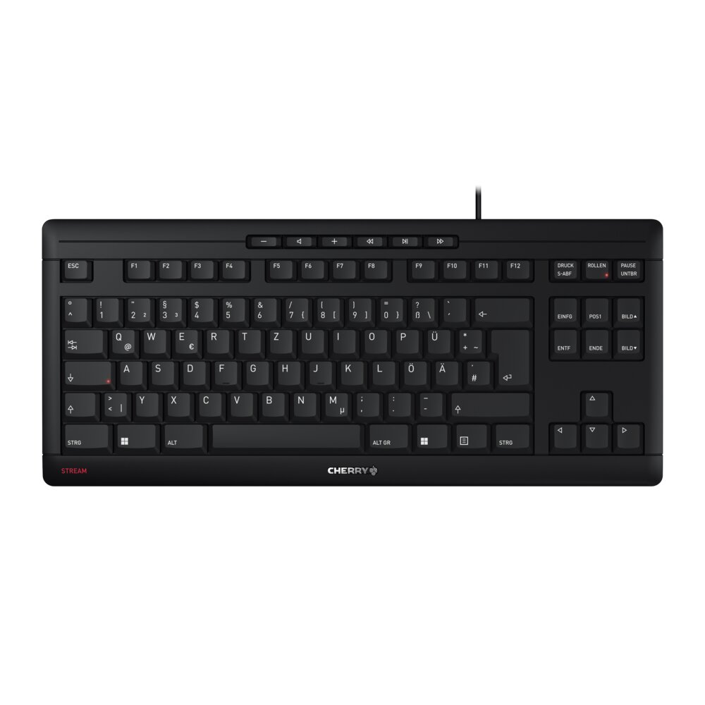 CHERRY STREAM KEYBOARD TKL | Corded compact keyboard - Cherry