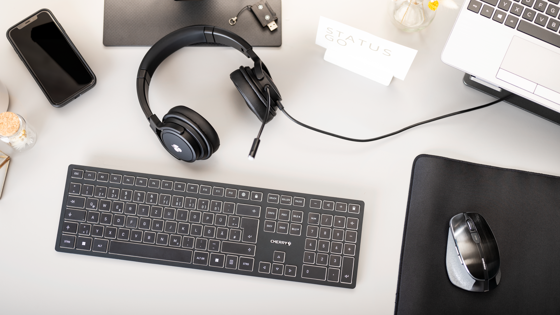 wireless desk cherry